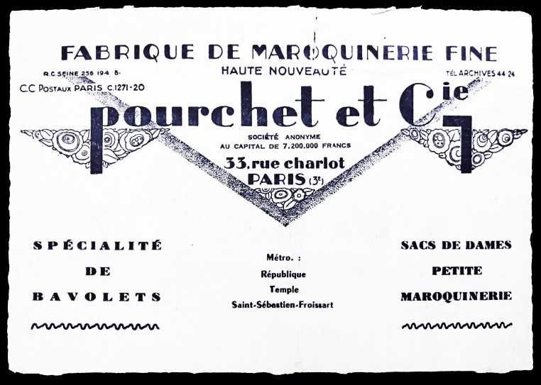 Les origines parisiennes de Pourchet remontent au début du XXème siècle