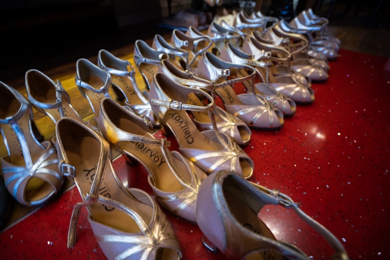 Souliers des danseuses du Moulin Rouge réalisés par la Maison Clairvoy